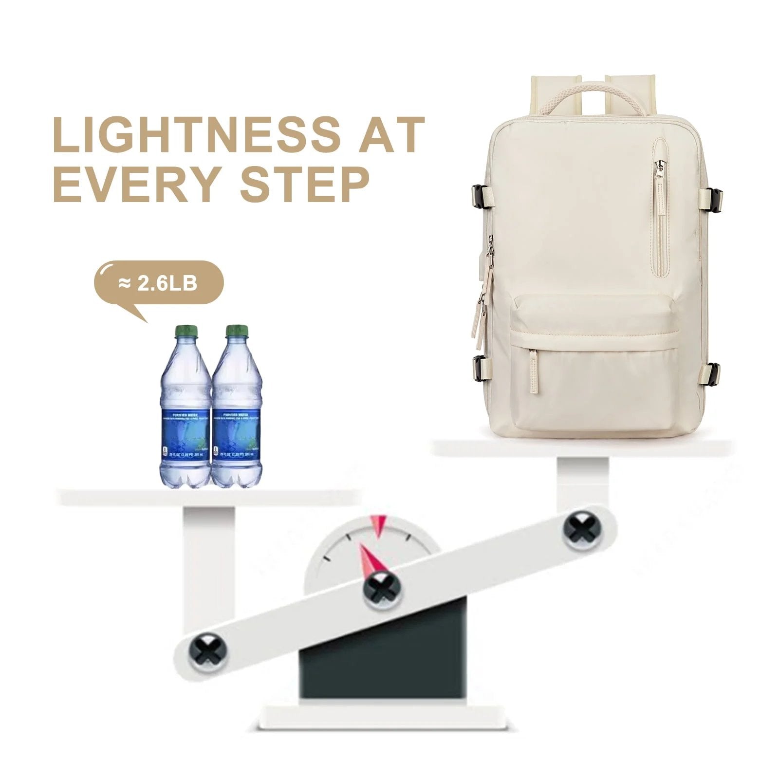 Women's large waterproof hiking backpack