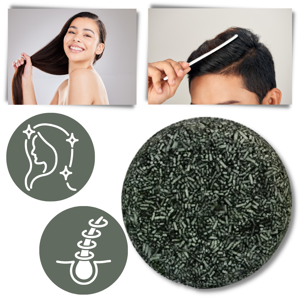 Natural Solid Shampoo For Gray Hair