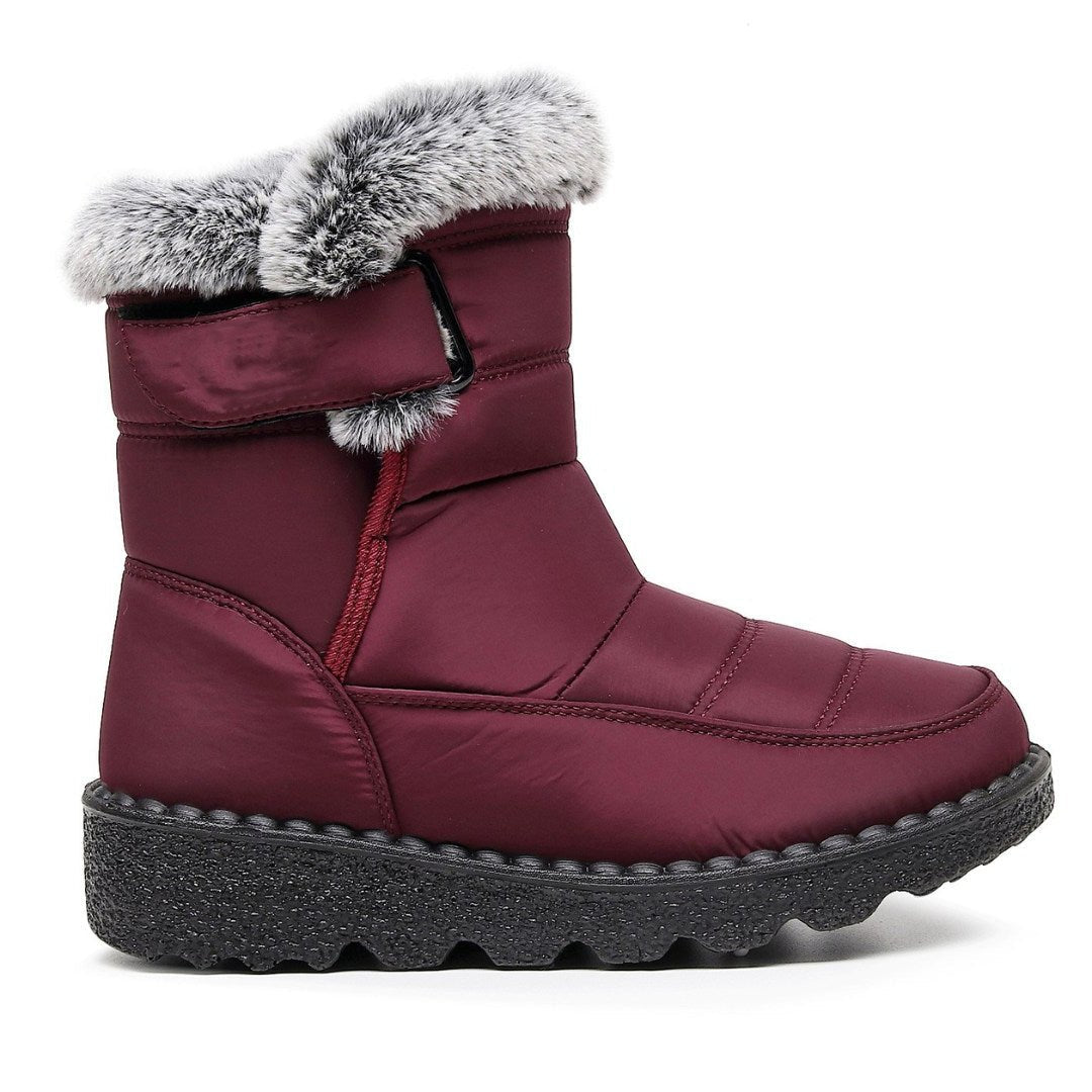 Womens Waterproof Heeled Snow Boot