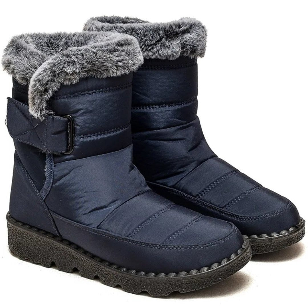 Womens Waterproof Heeled Snow Boot