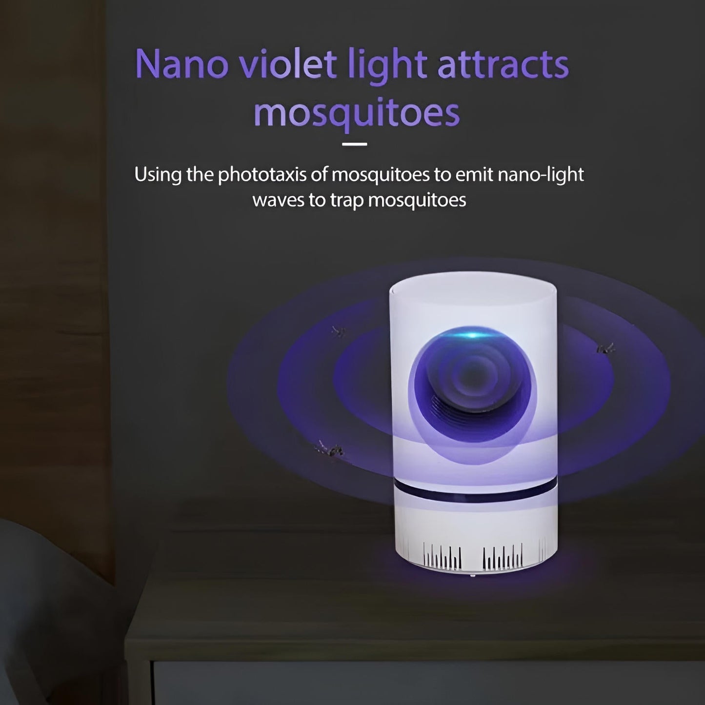 UV Light Insect Trap - Indoor/Outdoor Mosquito Fly Killer