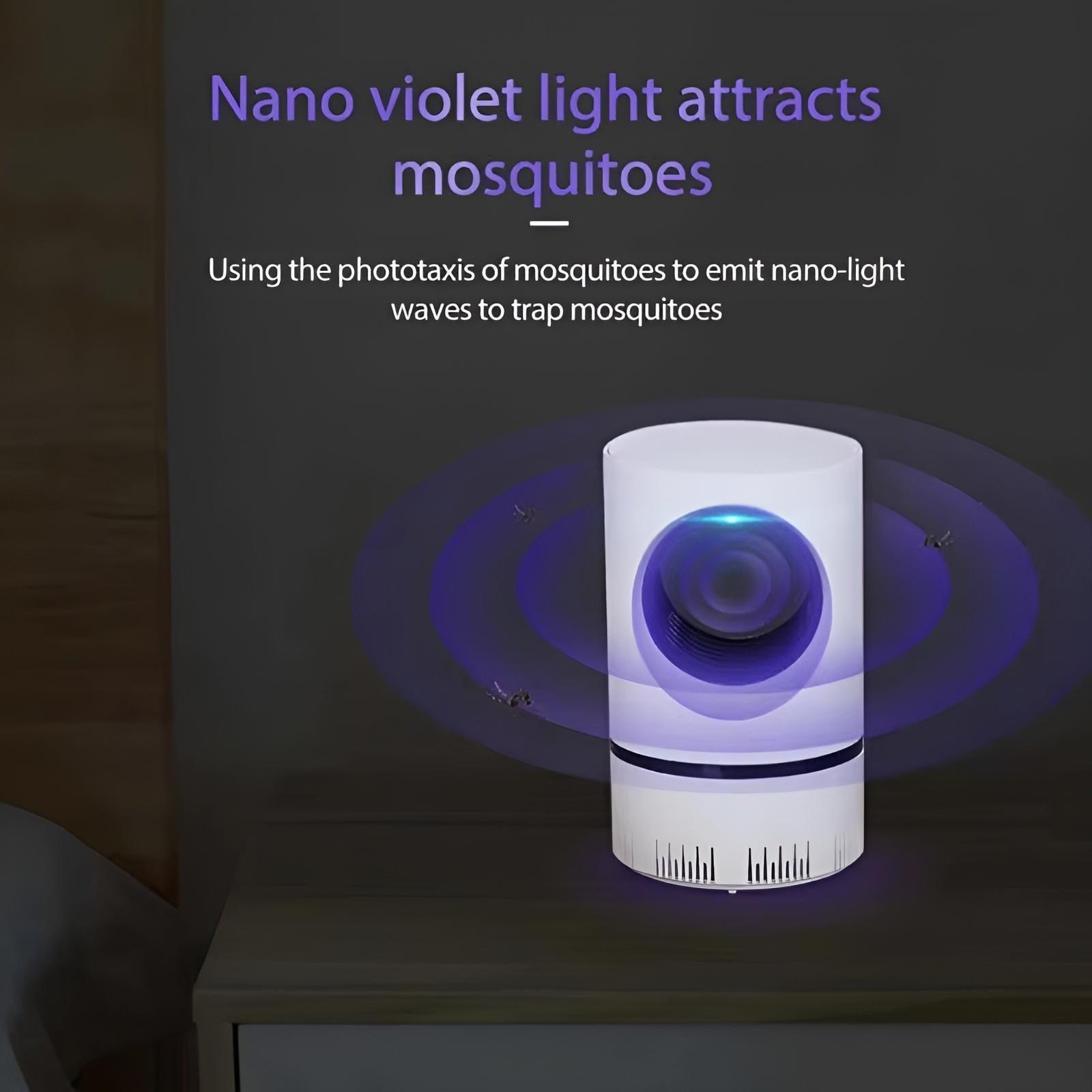 UV Light Insect Trap - Indoor/Outdoor Mosquito Fly Killer