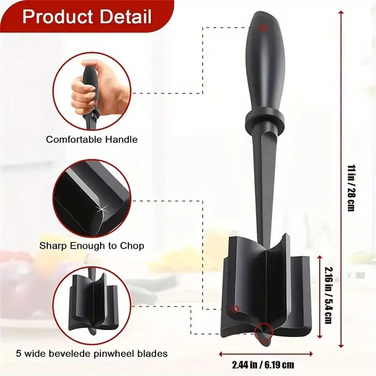 Meat Chopper with Heat Resistance
