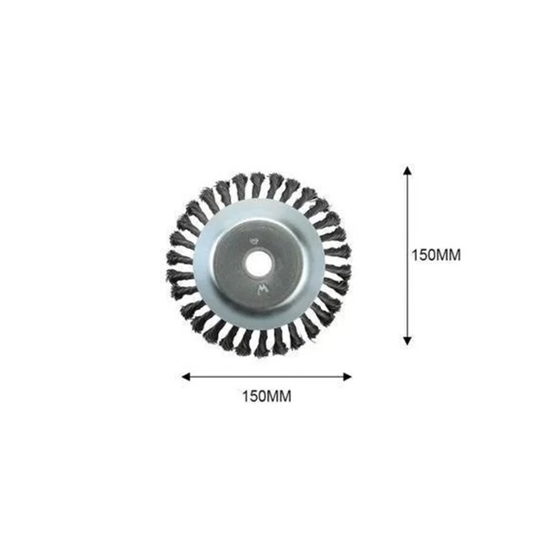 Unbreakable Wired Trimmer Blade - Round Edge Grass Trimmer with Blades for Weed Removal, Gifts for Gardeners