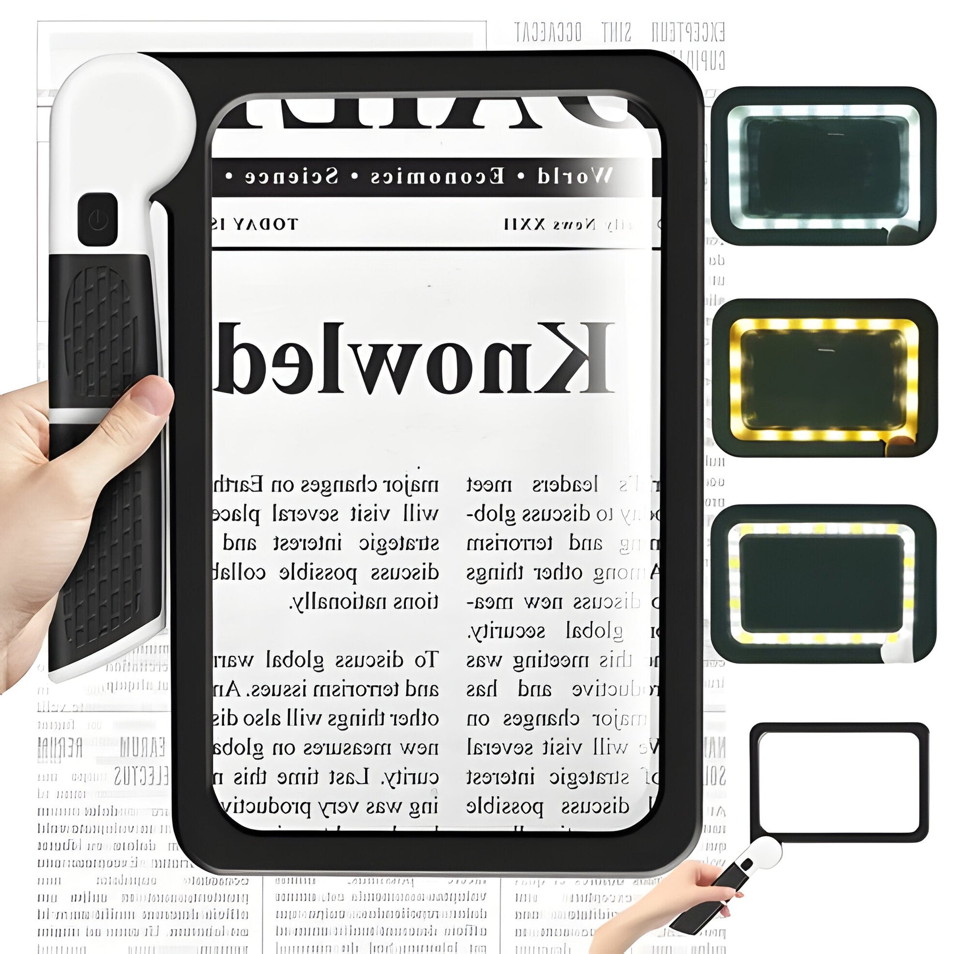 Foldable LED Magnifying Glass