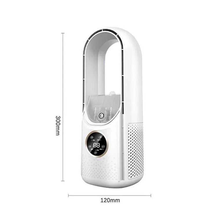Blade-Free Silent Portable Air Conditioner for Home and Office