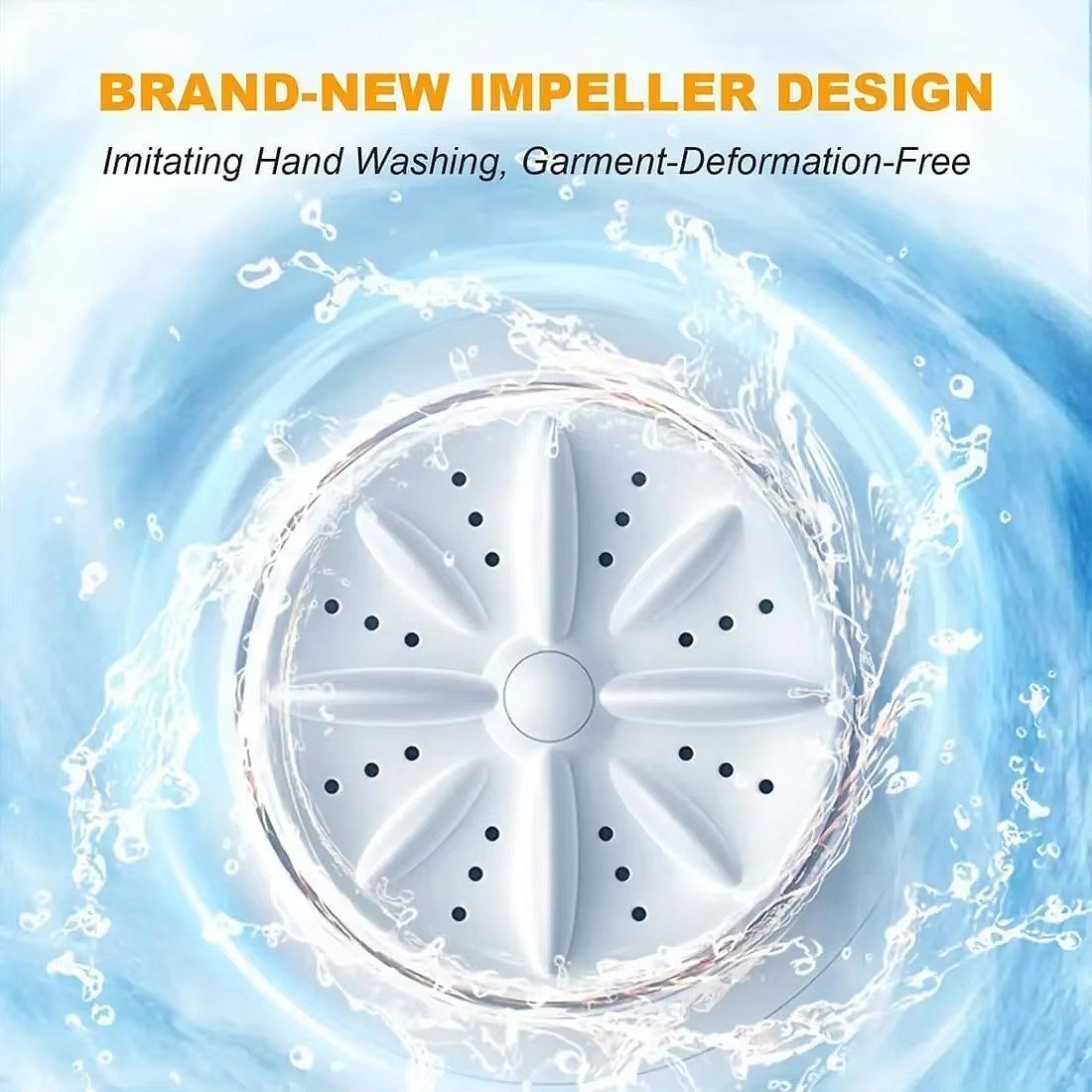 Mini Rechargeable Washing Machine